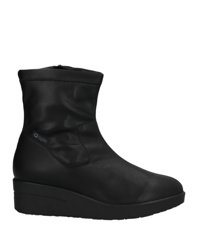 Agile By Rucoline Ankle Boots In Black