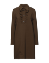 Department Five Short Dresses In Green