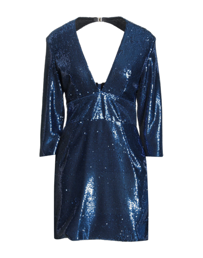 Space Simona Corsellini Short Dresses In Blue