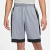 Nike Men's Dri-fit Elite Basketball Shorts In Cool Grey/black/white