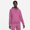 Nike Women's Sportswear Essential Fleece Hoodie In Purple