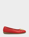 Aerosoles Big Bet Ballet Flat In Red