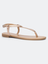 New York And Company New York & Company New York & Company Katie T-strap Sandal In Gold
