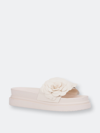 New York And Company Women's Camilia Platform Slide Sandals Women's Shoes In Nude