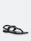 New York And Company Women's Angelica T-strap Sandals Women's Shoes In Black