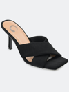Journee Collection Oppal Square-toe Pump In Black