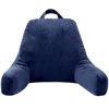 Cheer Collection Kids Size Reading Pillow With Arms For Sitting Up In Bed In Blue