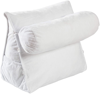 Cheer Collection Wedge Pillow With Detachable Bolster & Backrest In White