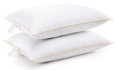 Cheer Collection Hypoallergenic Luxurious Gel Fiber Filled Pillow (set Of 2) In White
