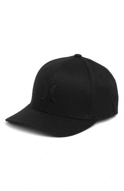 Hurley One And Only Baseball Cap In Black/ Black