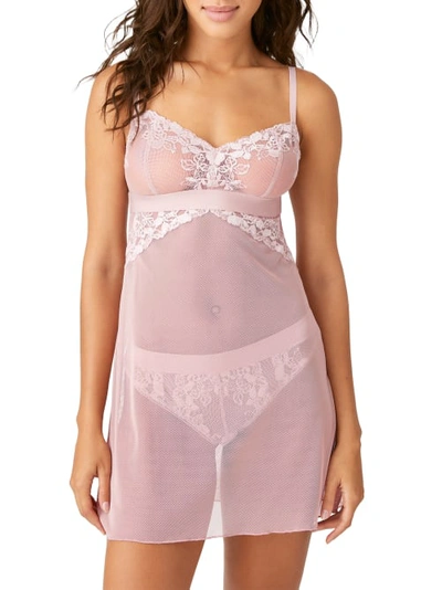B.tempt'd By Wacoal Opening Act Chemise In Blush Pink