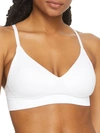 Maidenform Pure Comfort Seamless Wire-free Bra In White