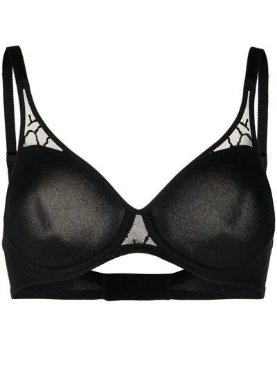 Wacoal Lisse Underwire Seamless Bra In Black