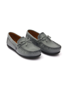 MOUSTACHE TIE-FASTENED SLIP-ON LOAFERS