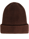 ALTEA RIBBED-KNIT VIRGIN WOOL BEANIE