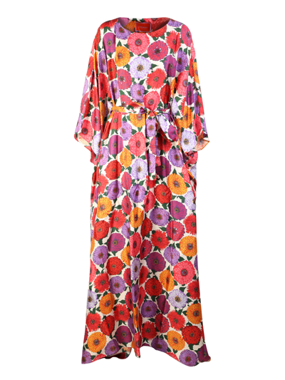 La Doublej Zinnie Square Kaftan In Multi