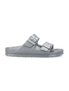 Birkenstock Women's Arizona Eva 1 Sandal In Metallic Silver In Metallic Silver