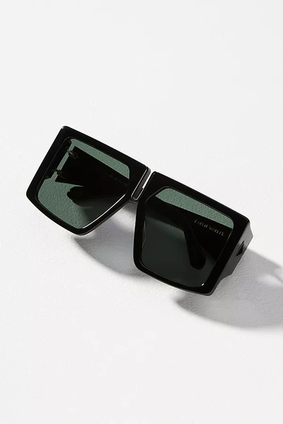 Karen Walker Twin Take Sunglasses In Black
