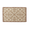 Frontgate Gabriella Memory Foam Kitchen Mat In Ivory,blue