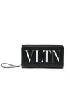 Valentino Garavani Vltn Wallet With Zip Accessories In Black
