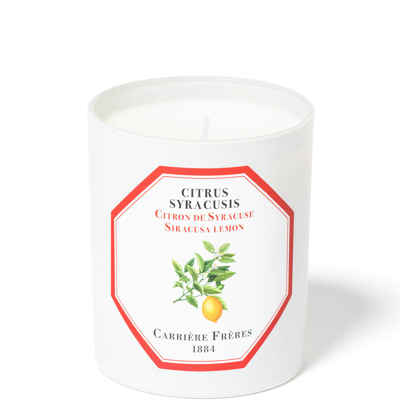 Carriere Freres Carrière Frères Scented Candle Siracusa Lemon - Citrus Syracusis - 185 G