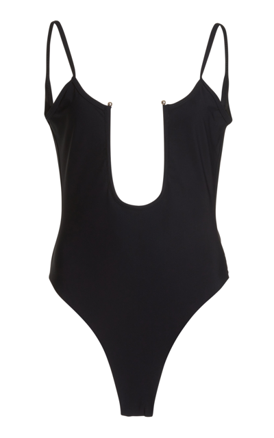 Christopher Esber Women's U-neck One-piece Swimsuit In Black