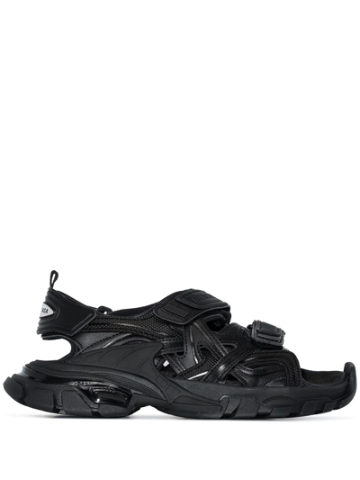 BALENCIAGA TRACK FLAT SANDALS