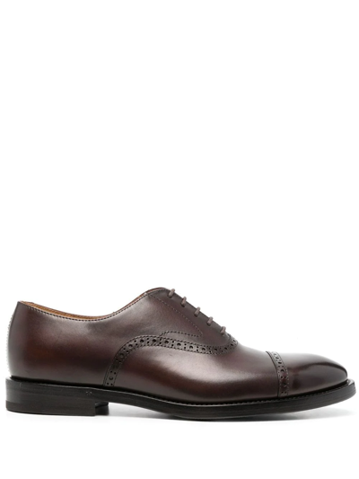 BRUNELLO CUCINELLI LACE-UP LEATHER SHOES