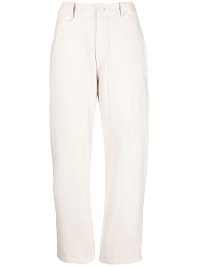 Citizens Of Humanity Louise Cotton Trousers In White