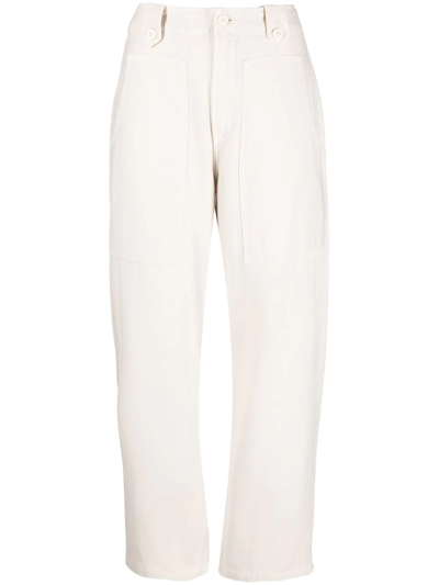 Citizens Of Humanity Louise Cotton Trousers In Green