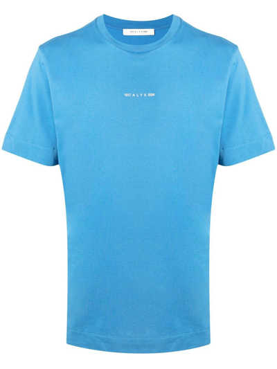 Alyx Blue Sphere Logo Cotton T-shirt