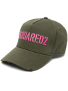 DSQUARED2 LOGO-PRINT BASEBALL CAP