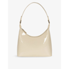 GLYNIT GLYNIT WOMENS WHITE MOLLY PATENT FAUX-LEATHER SHOULDER BAG,56171182