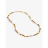 Monica Vinader Heritage Link Adjustable Necklace In Gold