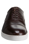 Allen Edmonds Park Sneaker In Dark Brown Grain