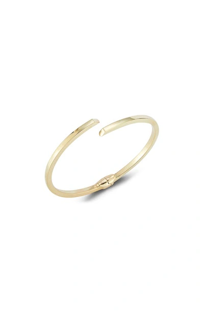 Chloe & Madison Hinge Bypass Bracelet In Yellow Gold