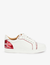 Christian Louboutin Women Fun Louis Junior Logo Tallonce Sneaker In Bianco/loubi