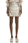 BRUNELLO CUCINELLI SEQUIN MINISKIRT