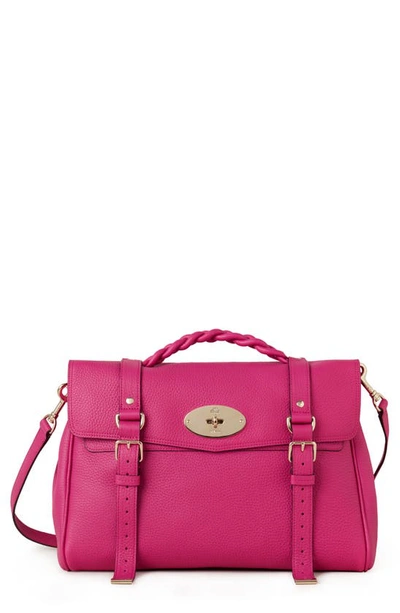 Mulberry Oversize Alexa Leather Satchel In  Pink