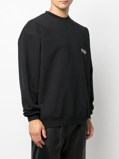 Vetements Polizei Cotton-blend Sweatshirt. In Black