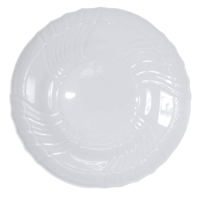 Ginori 1735 Vecchio Ginori Round Flat Plate 33 Cm In White