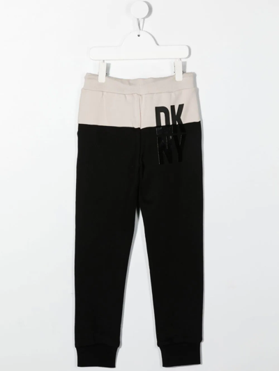 Dkny Tapered-leg Joggers In 黑色