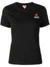 Kenzo Crest Logo Classic Cotton Jersey T-shirt In Black