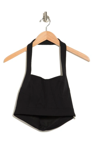Derek Lam 10 Crosby Davina Bustier Top In Black