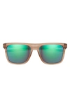 Oakley 57mm Polarized Rectangular Sunglasses In Brown