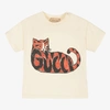 GUCCI IVORY COTTON BABY T-SHIRT