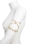 Vidakush Princess Convertible Arm Chain In Gold