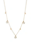 ANZIE CLEO MOONSTONE STATION NECKLACE