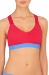 Natori Dynamic Racerback Sport Bralette In Sunset/ Blu
