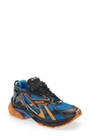 Balenciaga Runner Sneakers In Mesh And Nylon In Blue Multi